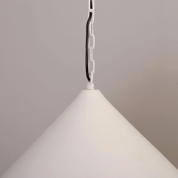 Hängeleuchte JOHN im Fabrik-Design Weiß