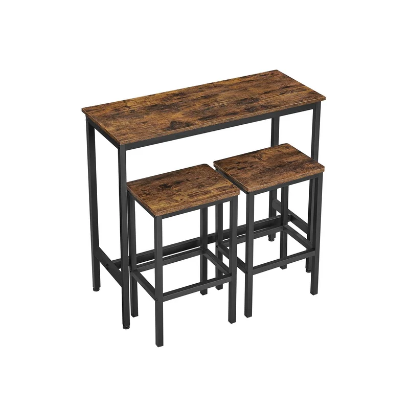 Conjunto de Mesa y Taburetes de Bar