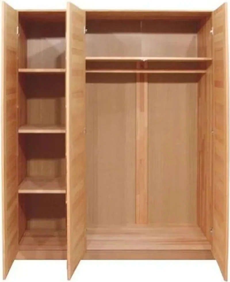 Kleiderschrank +versch. Breiten +Spiegel +Massivholz Front