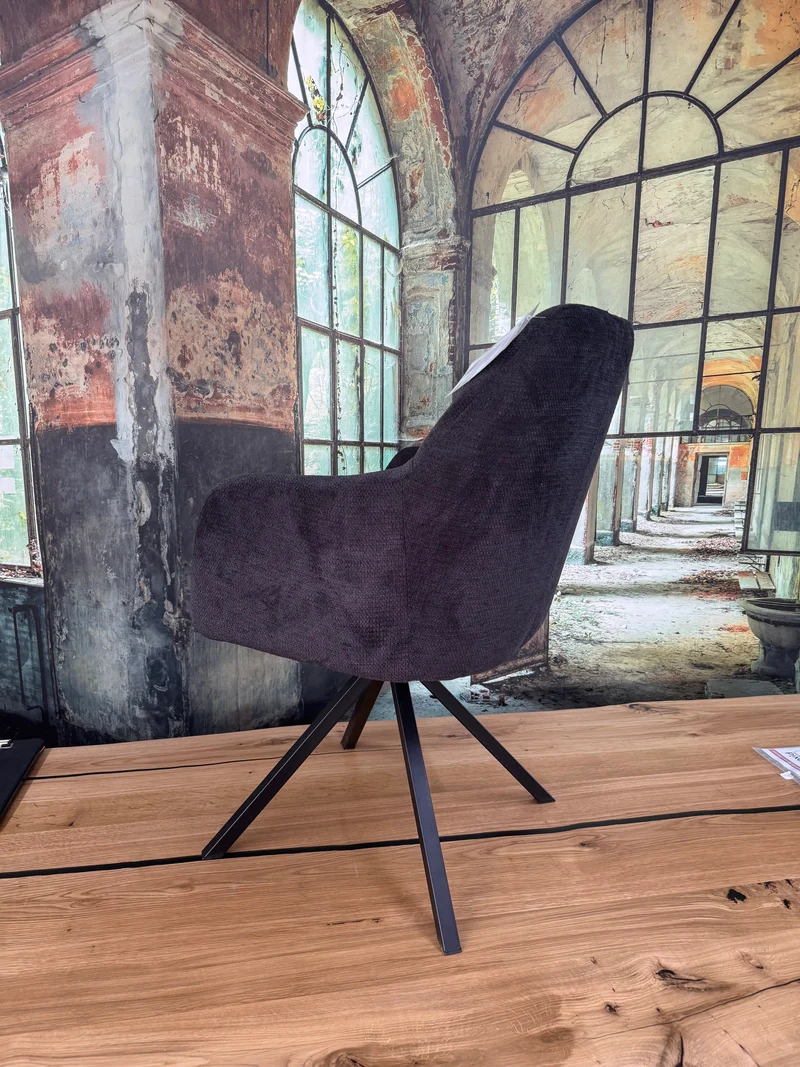 Stuhl Esszimmerstuhl +extra dick gepolstert +wasserabweisend +Dreh-Rück-Funktion +Metallgestell +verschiedene Farben +Neu auf Lager