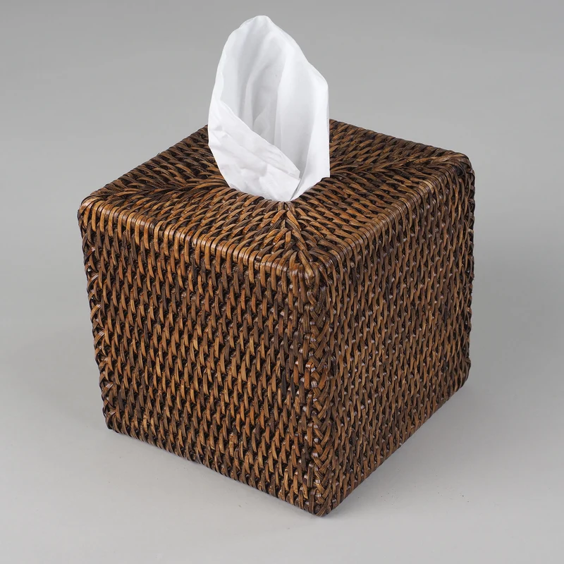 Eckige Rattan Papiertuchbox Basket KBQ