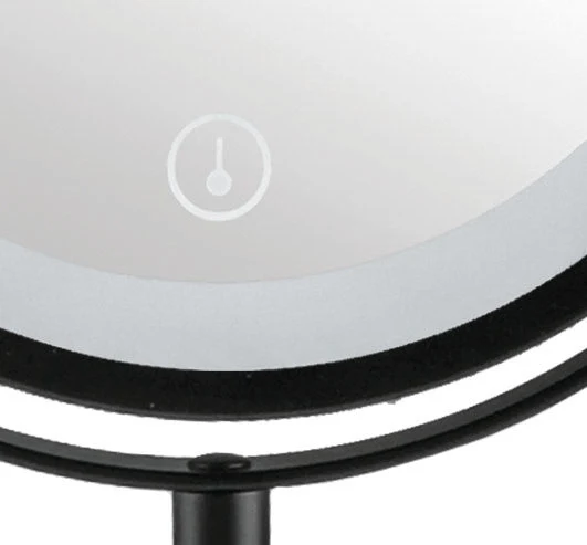 LED-Kosmetikspiegel LEVEL MIRROR Schwarz