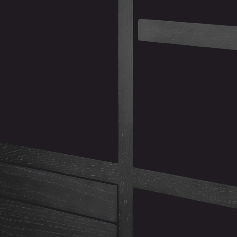 Casa Padrino Luxus Barschrank Schwarzgrau / Bronze H. 150 cm - Bar Möbel
