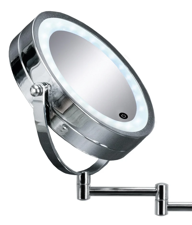 LED-Kosmetikspiegel LUMI MIRROR Silberfarben