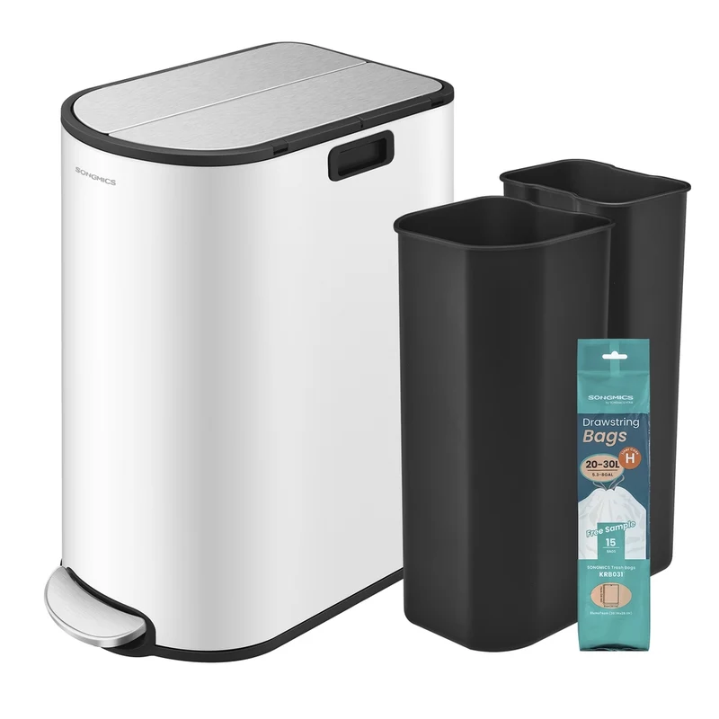 Cubo de Cocina Doble 30 L y 20 L