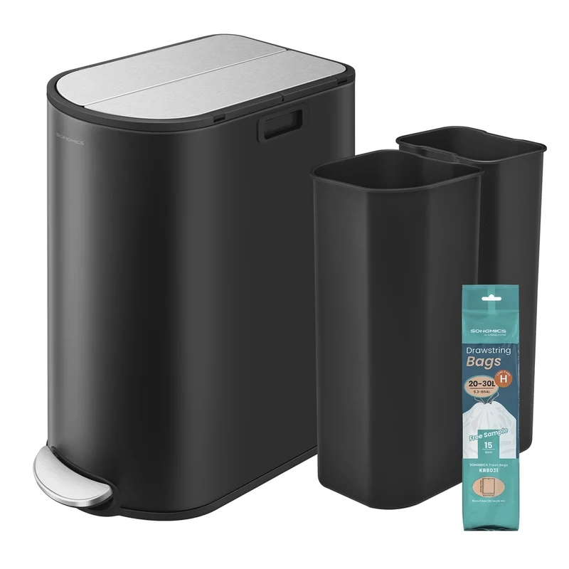 Cubo de Cocina Doble 30 L y 20 L