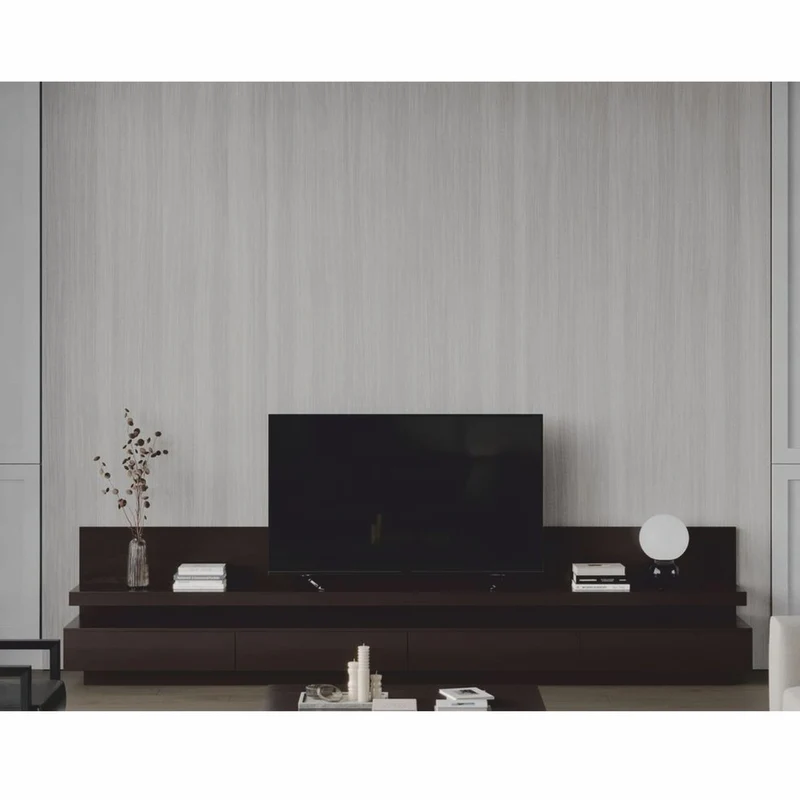 Casa Padrino Luxus TV Schrank mit 4 Schubladen Dunkelbraun 400 cm - Wohnzimmer & Hotel Möbel