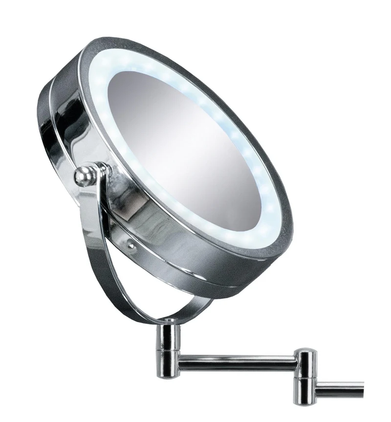 LED-Kosmetikspiegel BRILLIANT MIRROR Silberfarben