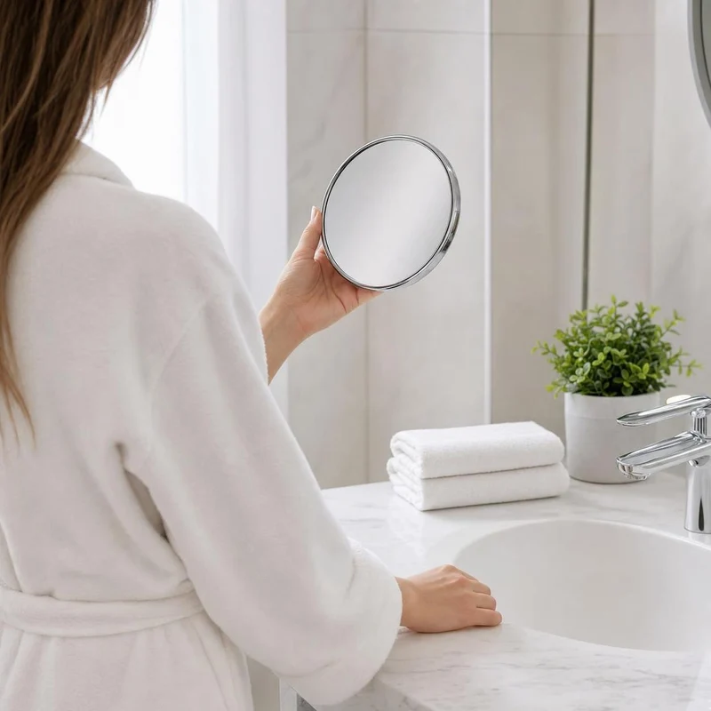 Kosmetikspiegel BLADE MIRROR Silberfarben