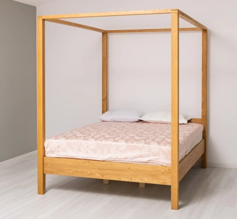 Casa Padrino Bett im Landhausstil, 180 x 200 x 214 cm