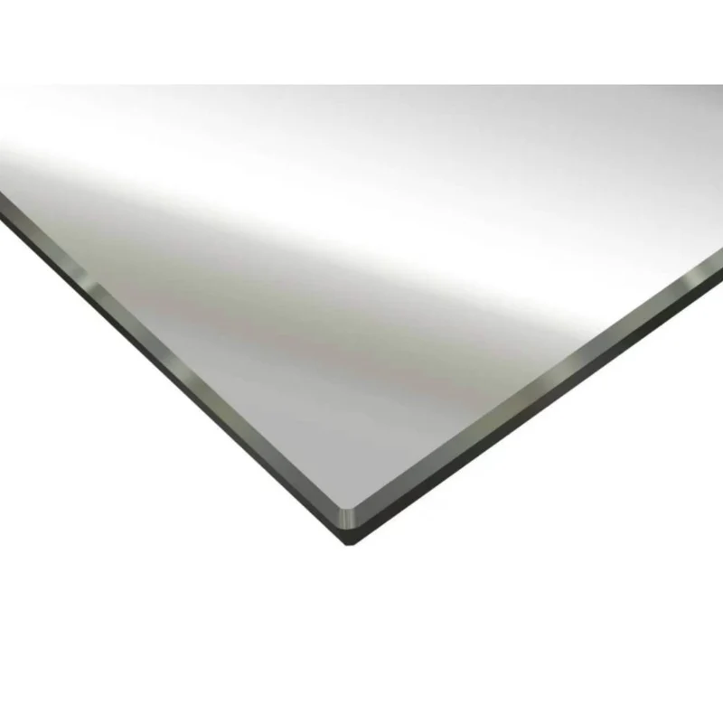 Puristischer Spiegel ENJA 70x50cm längs+quer ESG-Glas rahmenlos