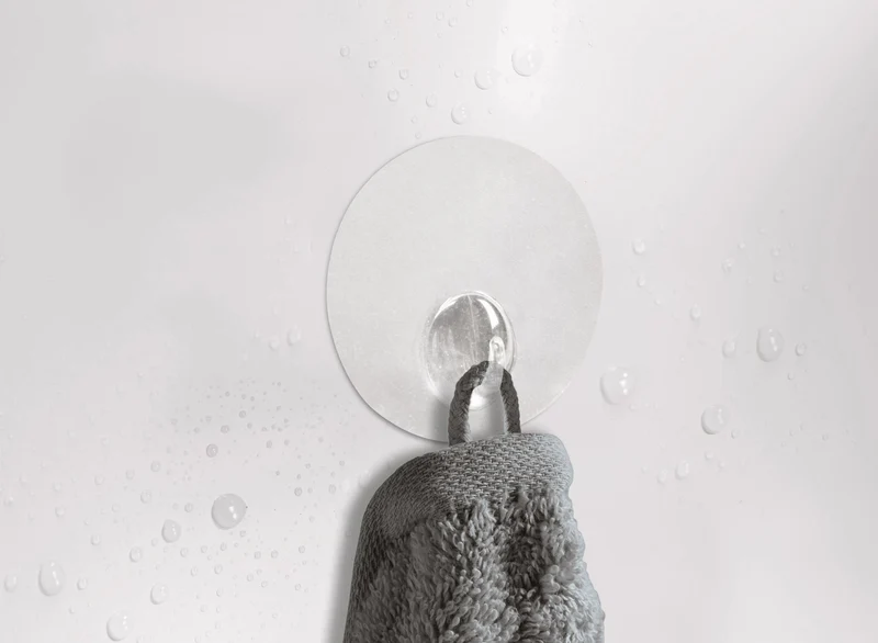 Handtuchhaken STATIC HOOKS TRANSPARENT Clear