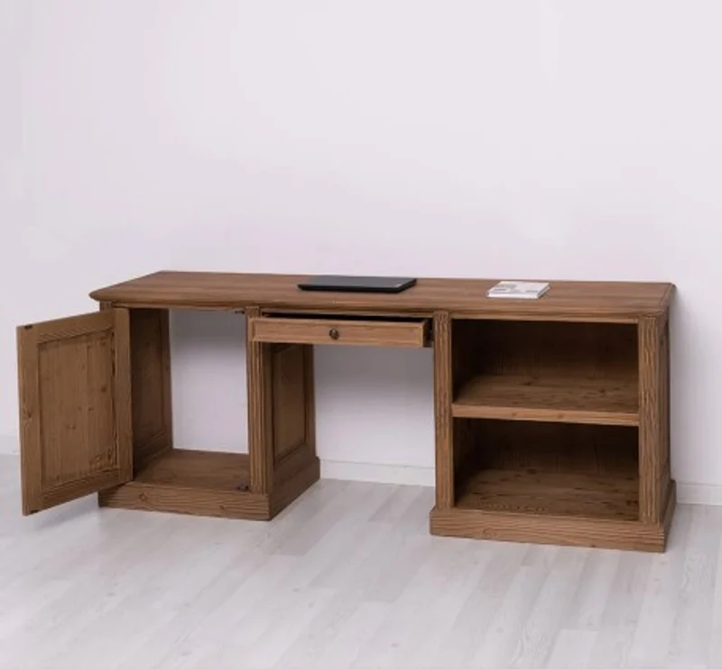 Casa Padrino Schreibtisch im Landhausstil, 199 x 55 x 78 cm