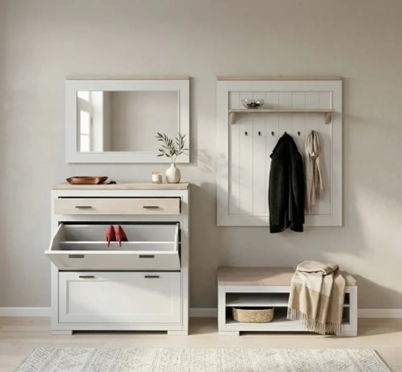 Casa Padrino Möbel Set im Landhausstil, 100 x 35 x 70 cm