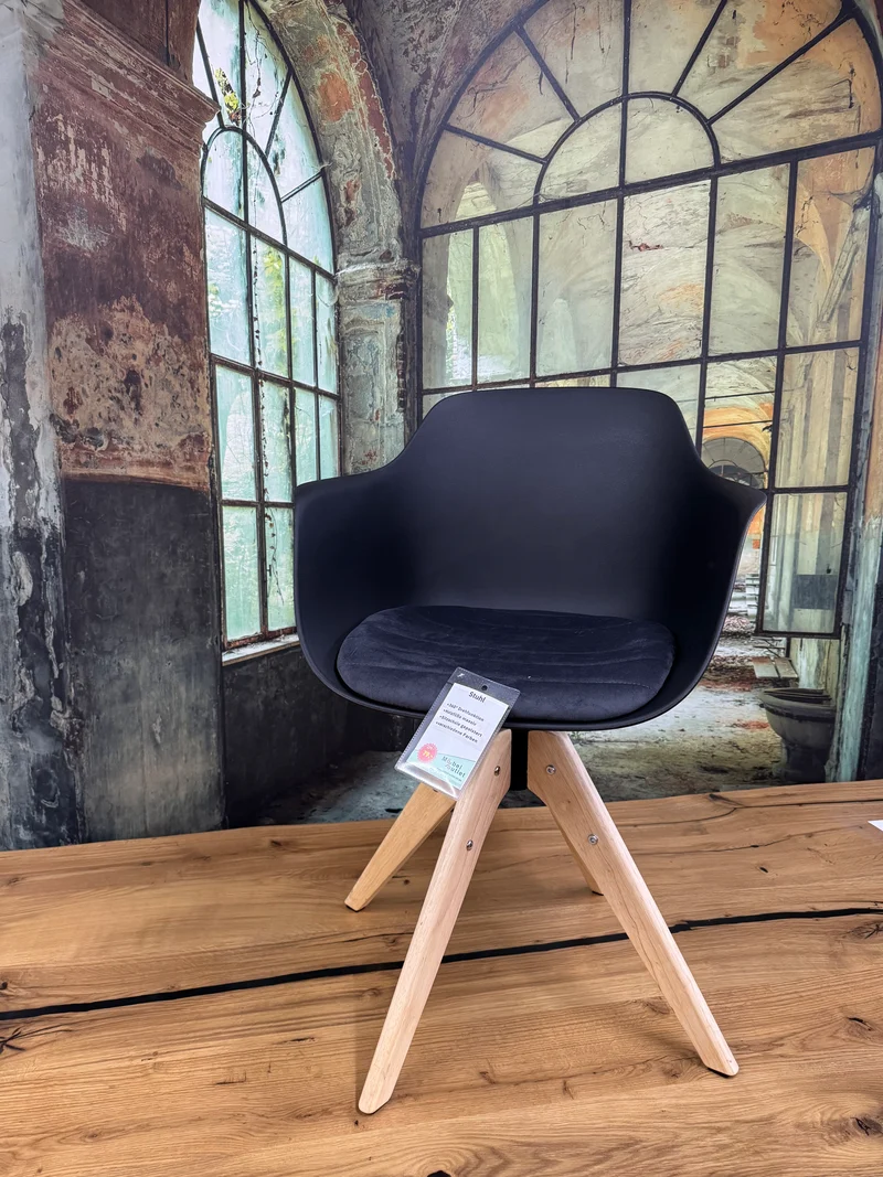 Esszimmerstuhl +Sitzschale +extra gepolstert +360°Drehfunktion +verschiedene Farben