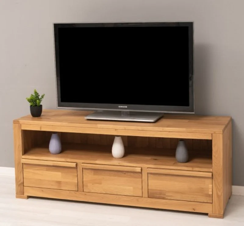 Casa Padrino TV Schrank im Landhausstil mit 3 Schubladen, 160 x 46 x 60 cm