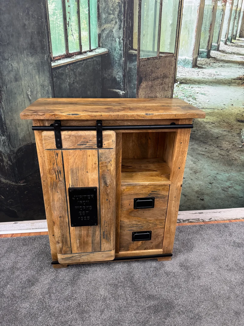 Kommode Mangoholz Massiv Vollholz