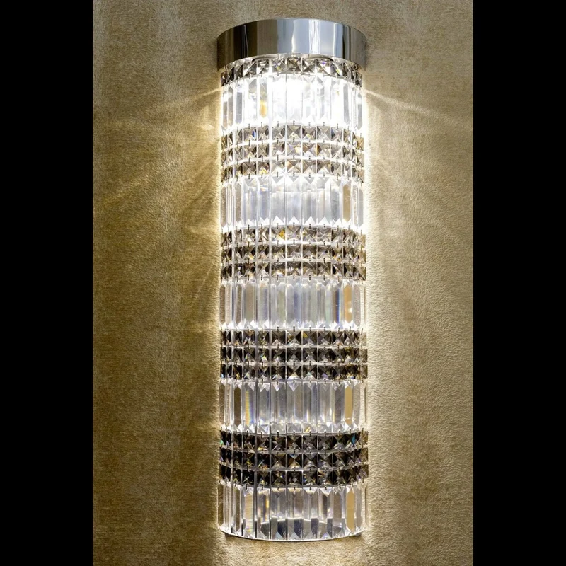 Casa Padrino Luxus Kristall Hängeleuchte Silber Ø 24.5 x H. 80 cm - Prunkvolle Messing Hängeleuchte mit böhmischem Kristallglas - Barock Möbel - Edel & Prunkvoll