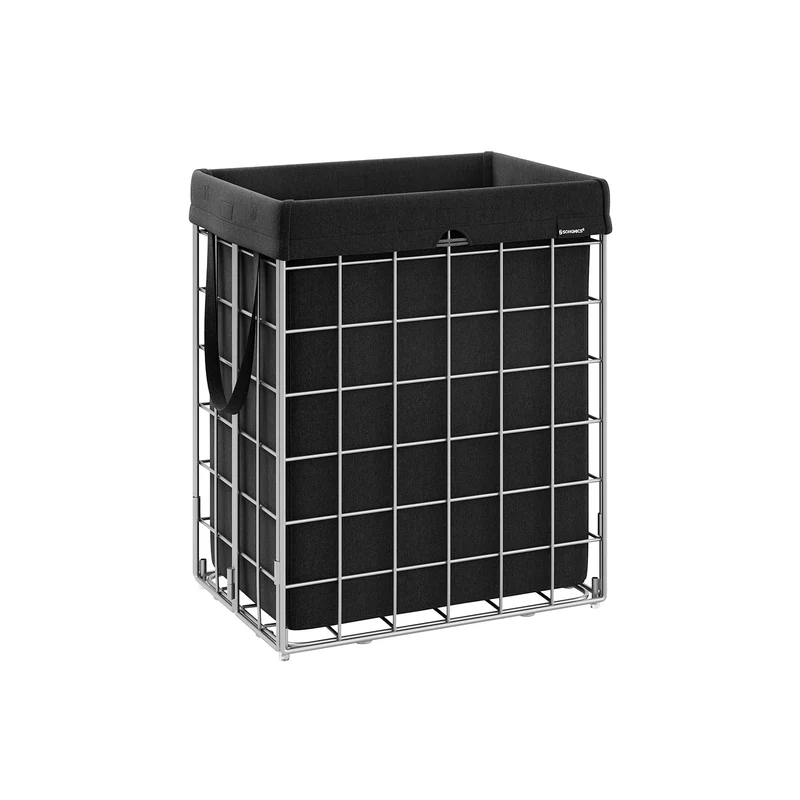 Cesto de Ropa Sucia Plegable con Bolsa Extraíble y Lavable