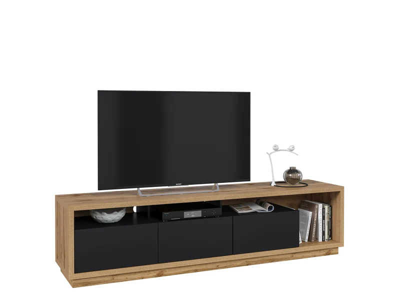 Tv-Kommode Tv-Unterschrank (aus Set) +Schubladen