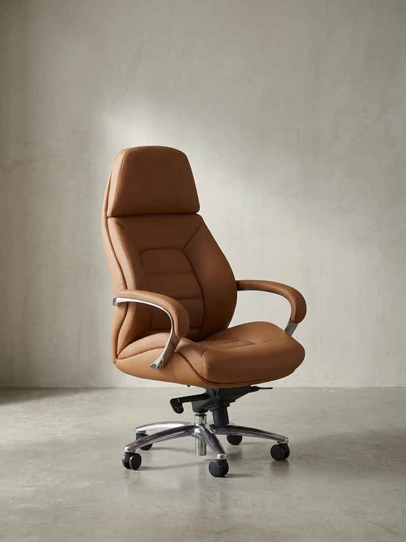 Chefsessel Leder mit Multiblockwippmechanik bis 120 kg