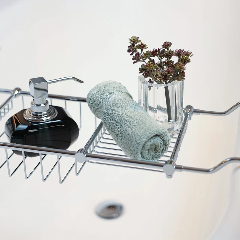 Ausziehbare Badewannenablage DW 25