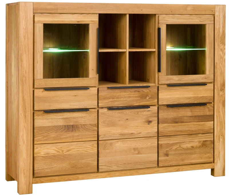 Tv-Kommode Highboard Vitrine -> Soft-Close