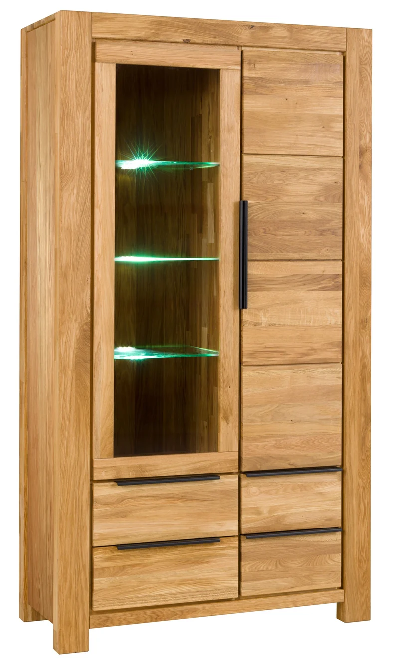 Vitrine Doppelvitrine Highboard -> Soft-Close