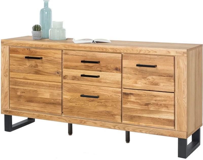 TV-Unterschrank Kommode -> Soft-close -> Front Massivholz
