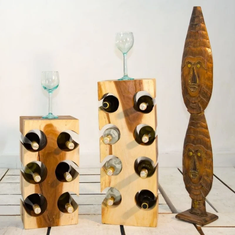 Weinregal / Flaschenhalter BUTELKA ca. H70cm Suar Bottlerack