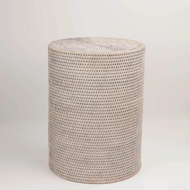 Rattan Hocker Basket STOOL