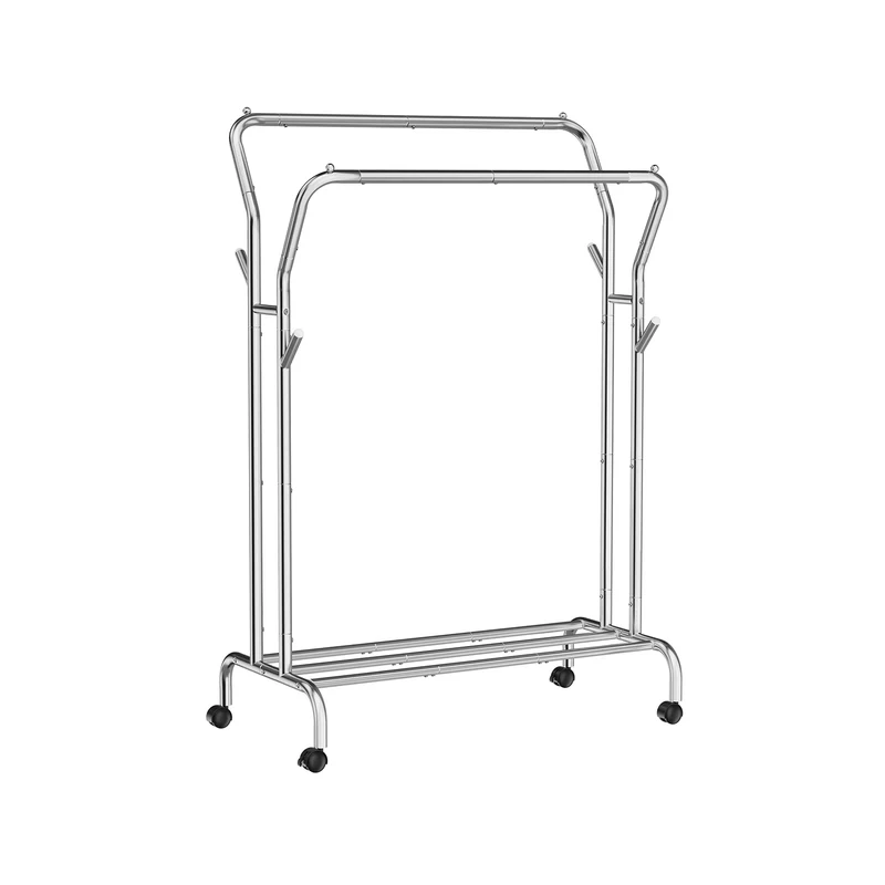 Burro para Ropa con Ruedas Blanco