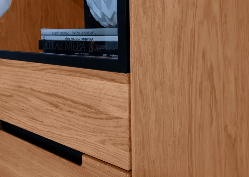 Kommode Schrank -> Soft-close -> Front Massivholz