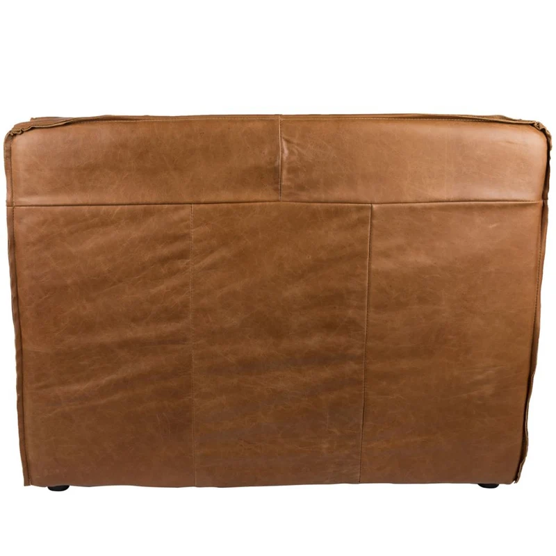 Premium Ledersessel COLUMBIA vintage-brown 106x99cm Rindsleder