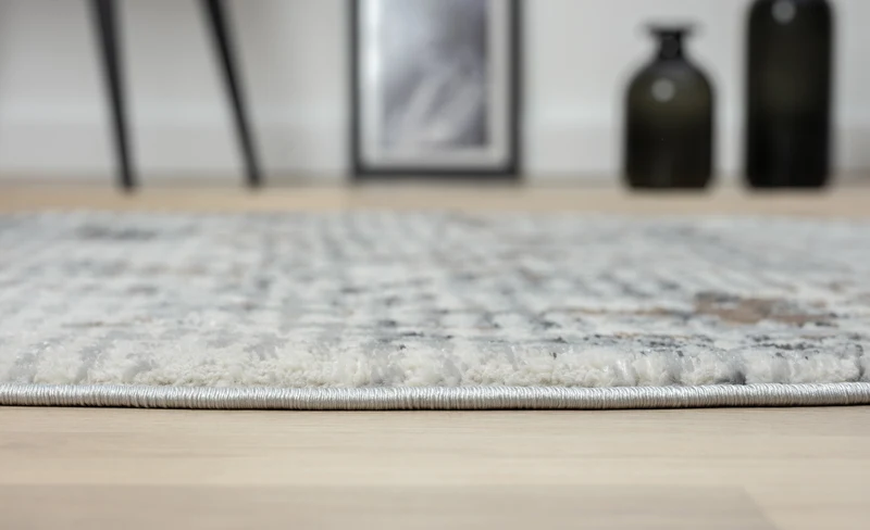 Teppich ALEGRIA rund Creme 120 x 120 cm