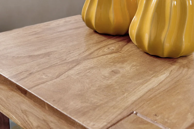 Beistelltisch 3er Set Massivholz Platzsparend Landhausstil