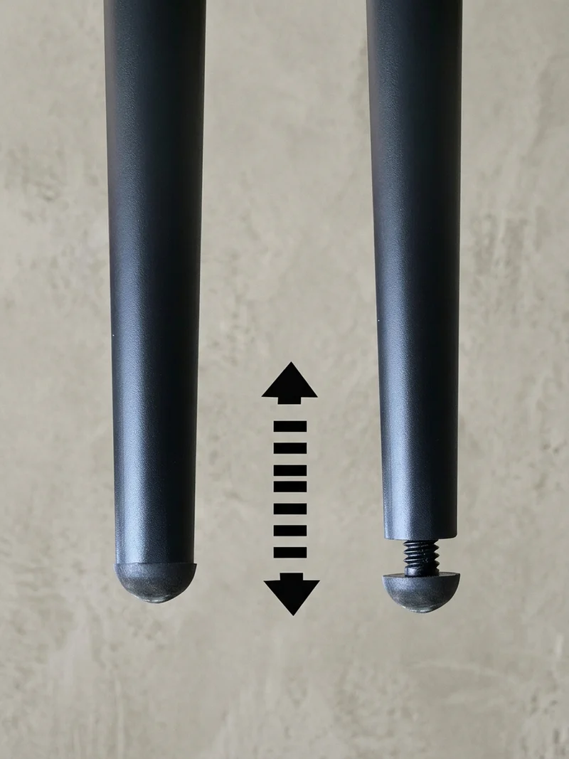 Barhocker Samt Metallbeine Skandi-Stil