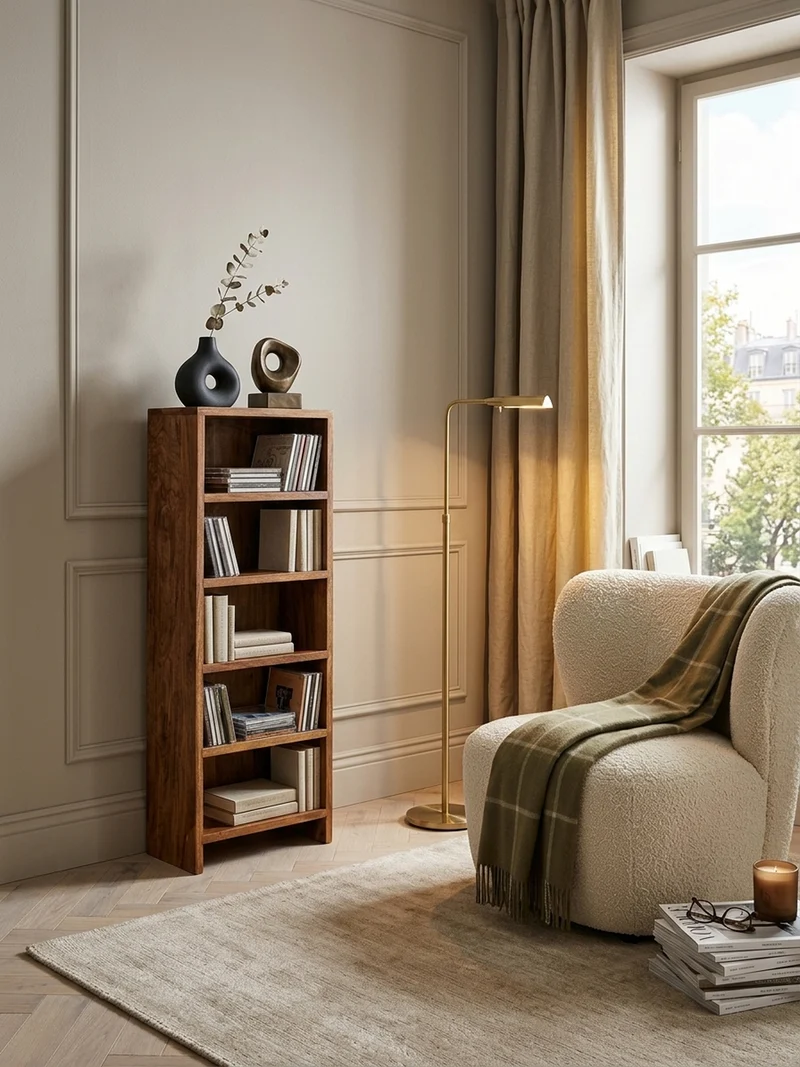CD-Regal Massivholz Pflegeleicht 90cm