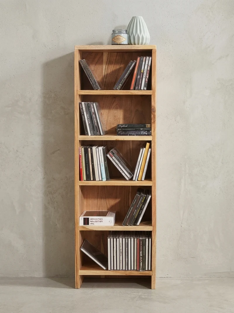 CD-Regal Massivholz Pflegeleicht 90cm