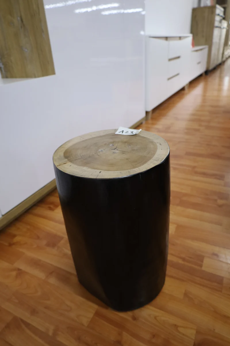 Beistelltisch Baumstamm + Massivholz + Echt Holz + EINZELSTÜCK