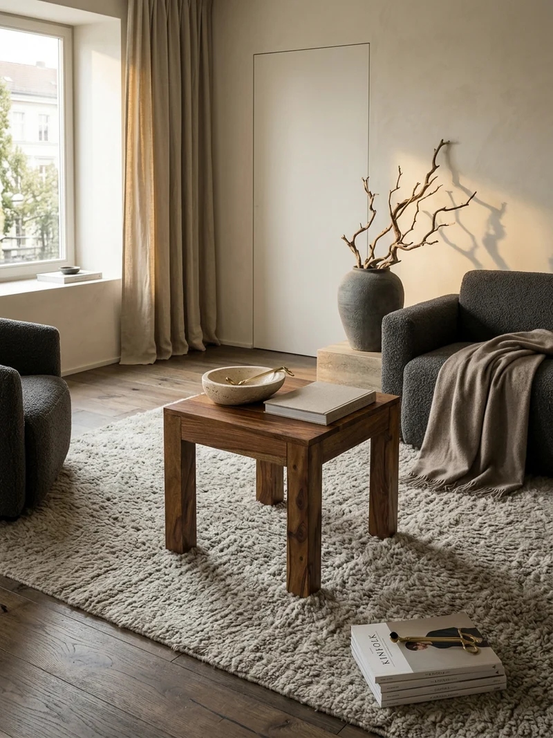 Couchtisch Massivholz Handgefertigt Edelholz Design