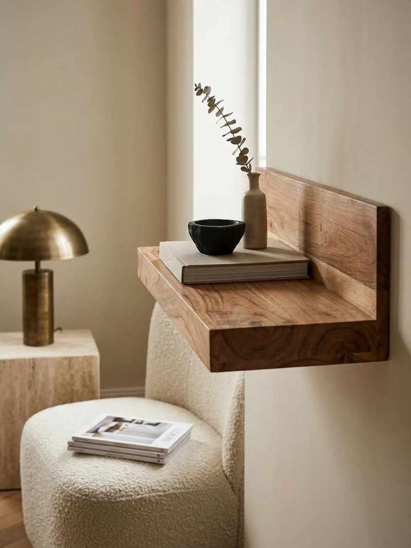 Wandregal Massivholz Flexibles Design Landhausstil