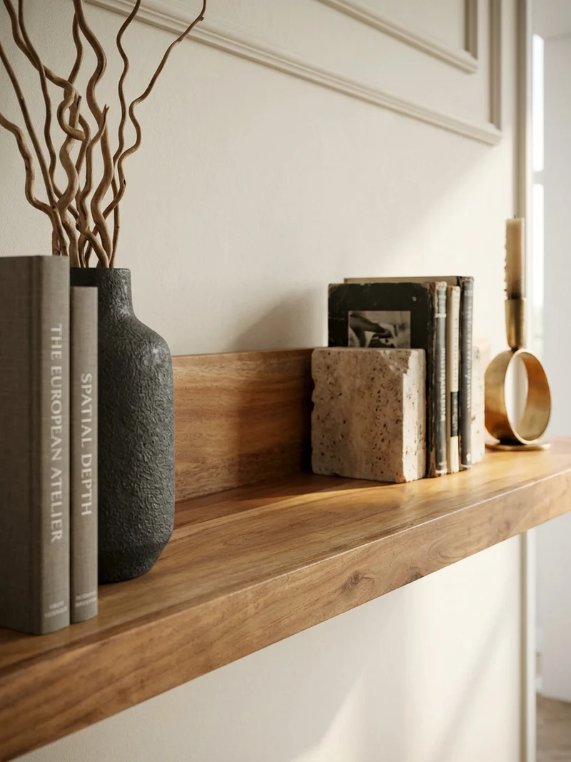 Wandregal Massivholz Flexibles Design Landhausstil