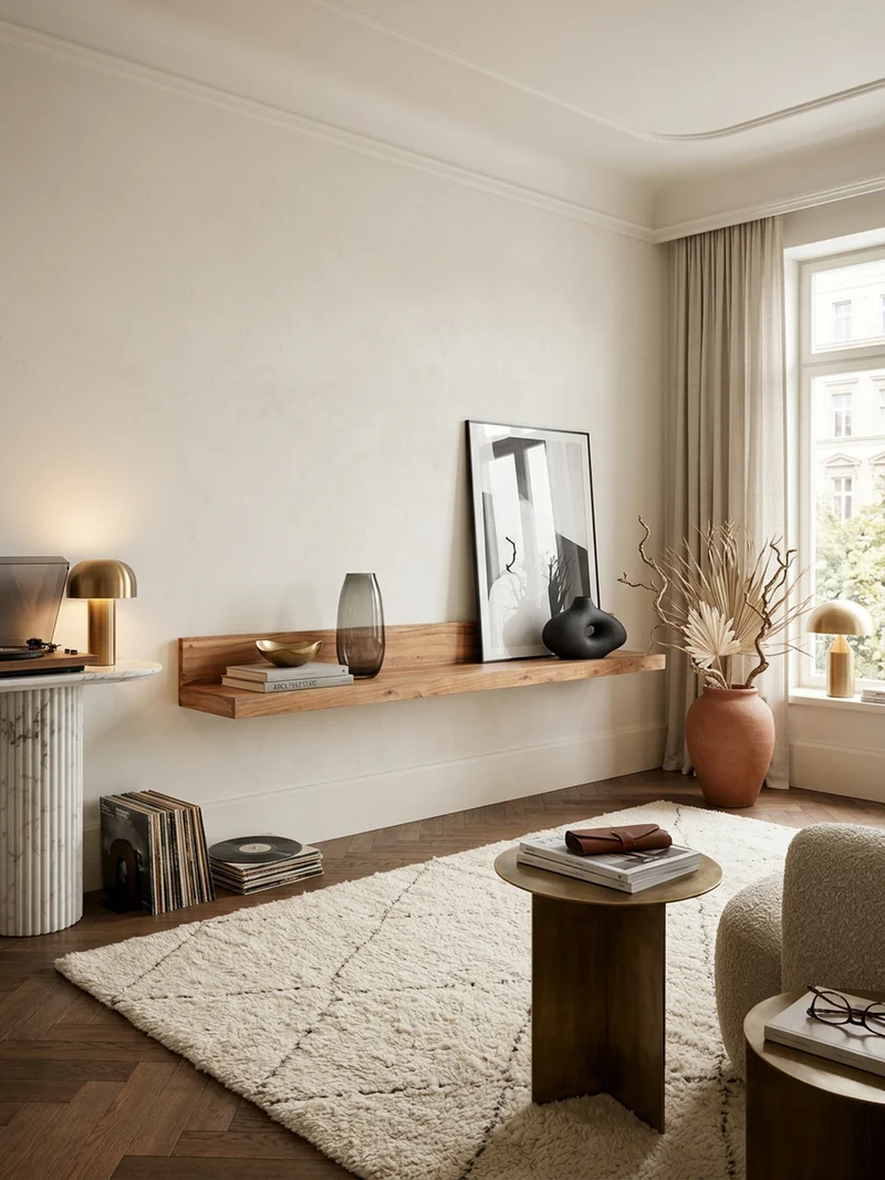Wandregal Massivholz Flexibles Design Landhausstil