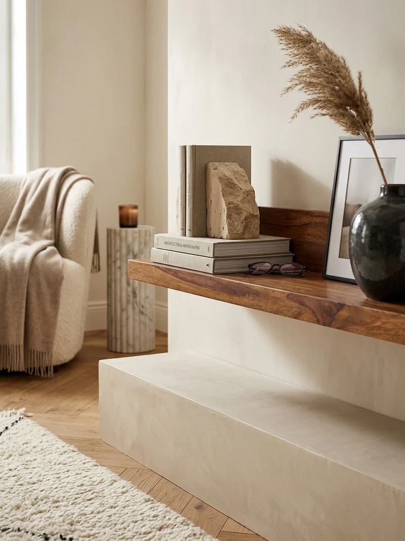 Wandregal Massivholz Flexibles Design Landhausstil