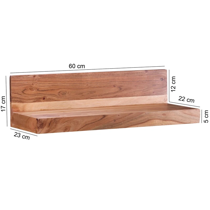 Wandregal Massivholz Flexibles Design Landhausstil