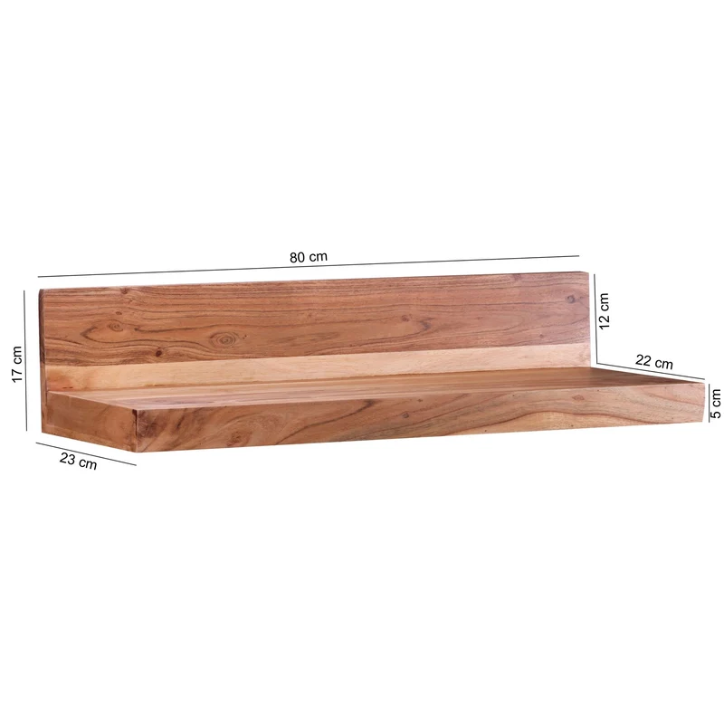Wandregal Massivholz Flexibles Design Landhausstil