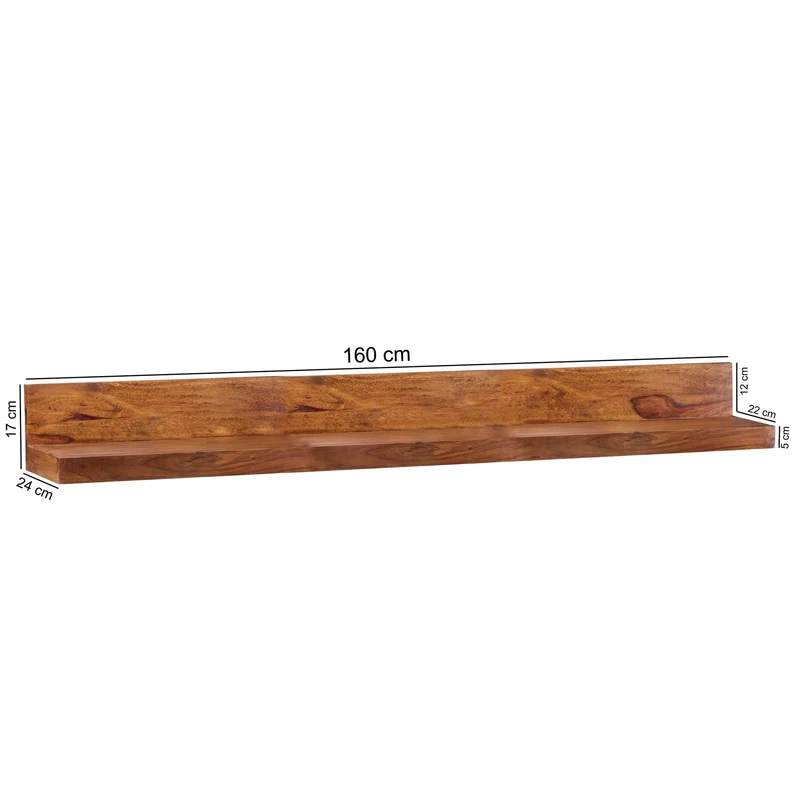 Wandregal Massivholz Flexibles Design Landhausstil