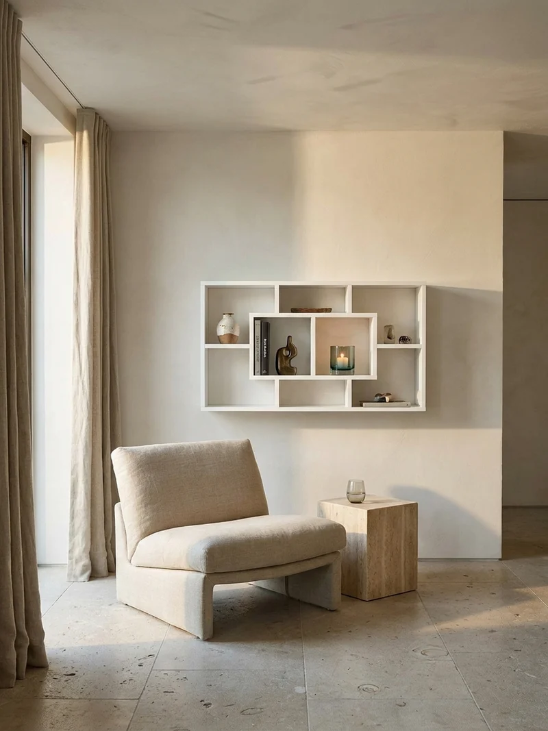 Wandregal MDF Melaminbeschichtet Modern