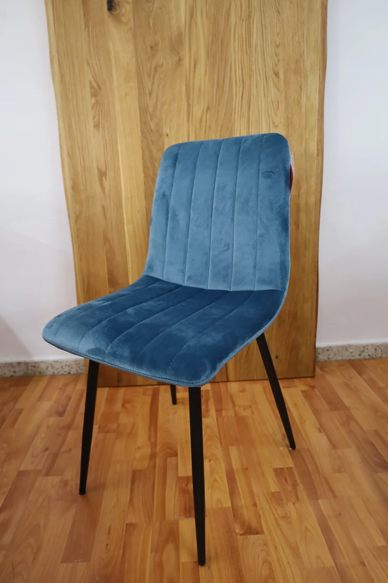 Stuhl Stühle Esszimmerstuhl + Samt Stoff + NEU in 3 Farben da!!!